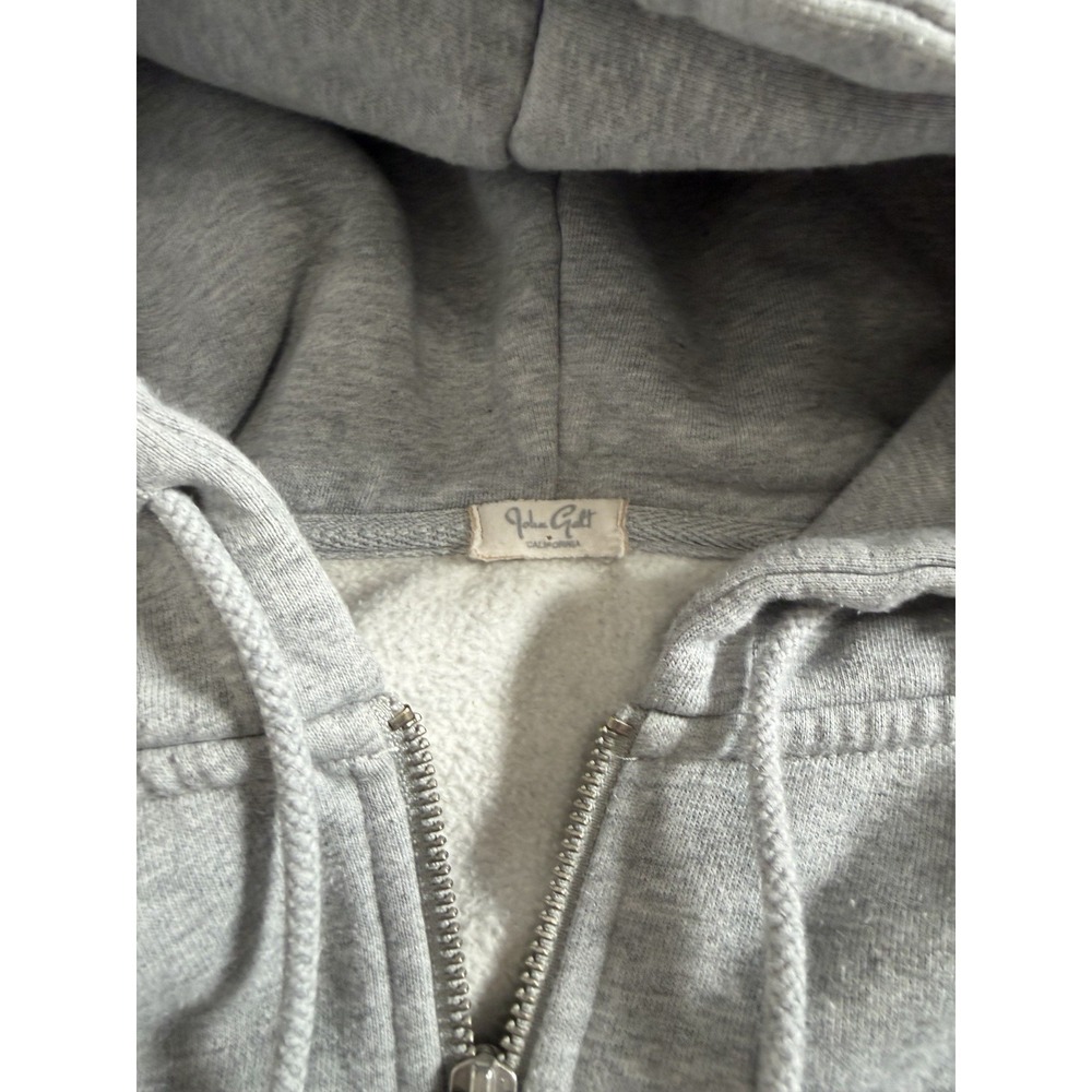Brandy Melville John Galt Hoodie Women's Gray New York Full Zip Oversized OS - Picture 3 of 5